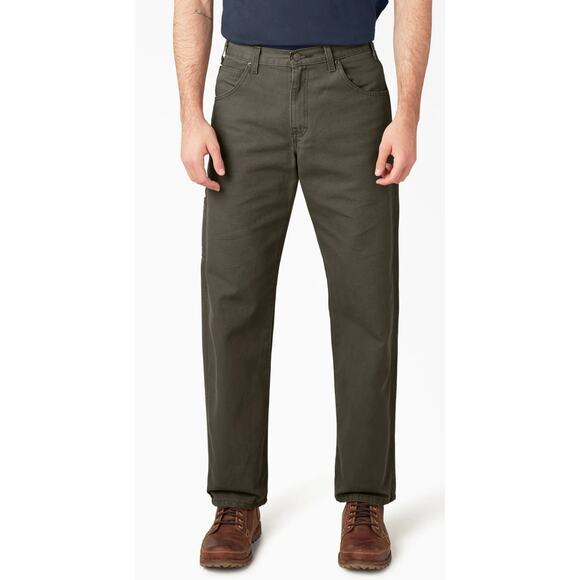 Dickies Men's Relaxed Fit Heavyweight Duck Carpenter Pants, Size 36" x 34", EUC - Picture 2 of 7